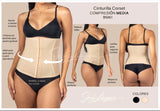 Sexy Columbian Reversible Free Bust Girdle Faja with Adjustable Smart Compression Shape Contouring Fabric