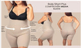 Sexy Columbian Body Faja Plus with Smart Fabric Tummy Medium Compression