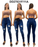 Faja Jeans w/Compression Waist/Tummy Shaper